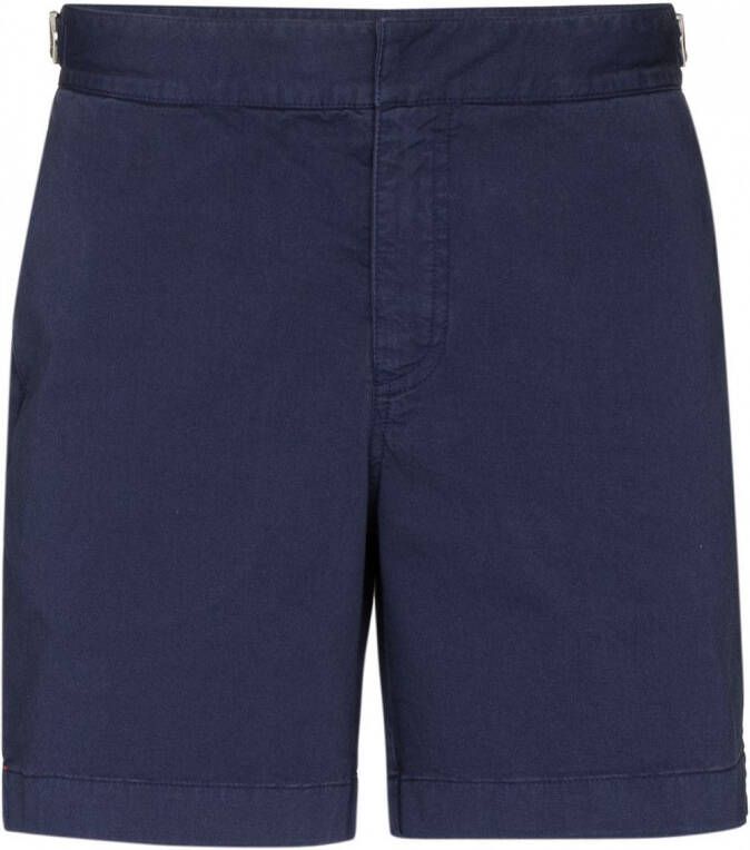 Orlebar Brown Twill chino shorts Blauw