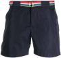 Orlebar Brown Gestreepte zwembroek Blauw - Thumbnail 1