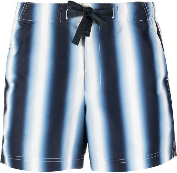 Orlebar Brown Gestreepte zwembroek Blauw