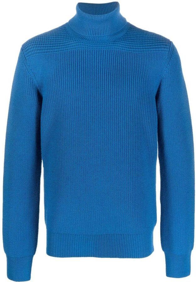 Orlebar Brown Grofgebreide coltrui Blauw