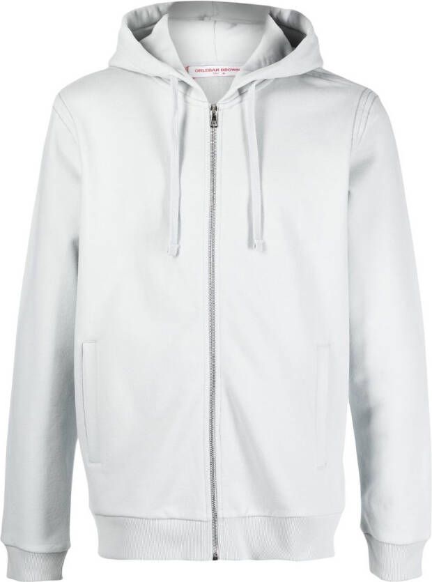 Orlebar Brown Hoodie met rits Blauw