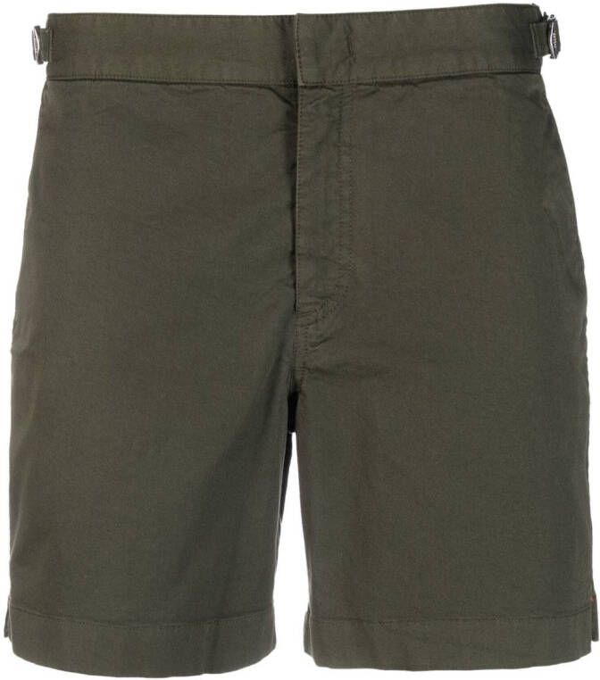 Orlebar Brown Katoenen shorts Groen