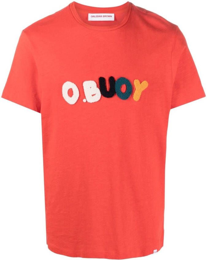 Orlebar Brown Klassiek T-shirt Rood