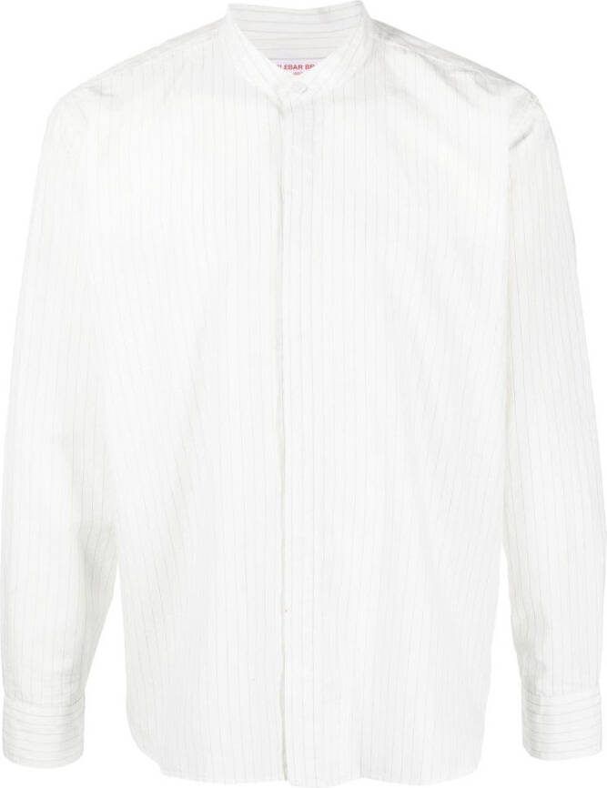 Orlebar Brown Kraagloze blouse Wit