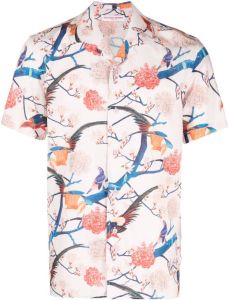 Orlebar Brown Overhemd met print Roze
