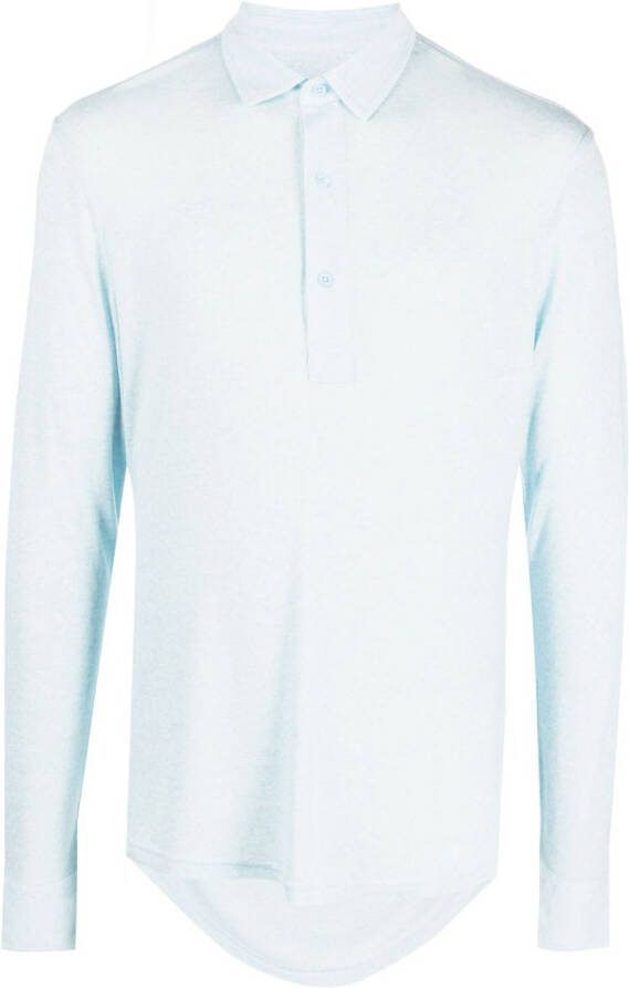 Orlebar Brown Poloshirt met lange mouwen Blauw