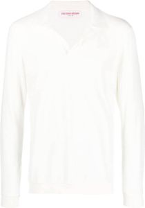 Orlebar Brown Poloshirt met lange mouwen Wit