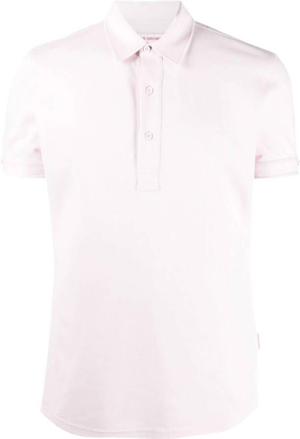 Orlebar Brown Poloshirt Roze