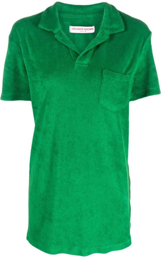 Orlebar Brown Poloshirt van biologisch katoen Groen