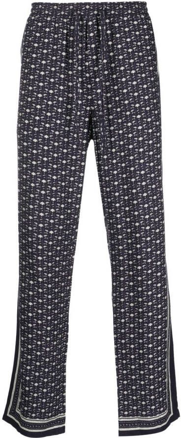 Orlebar Brown Popeline broek Blauw