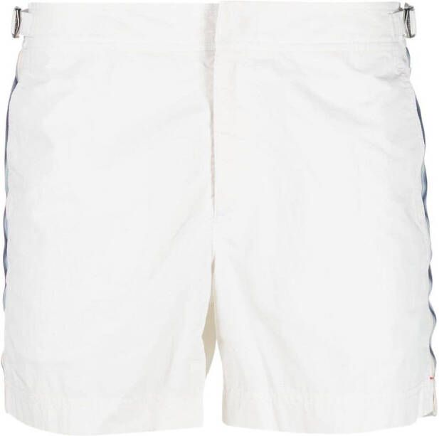 Orlebar Brown Shorts met zijstreep Wit