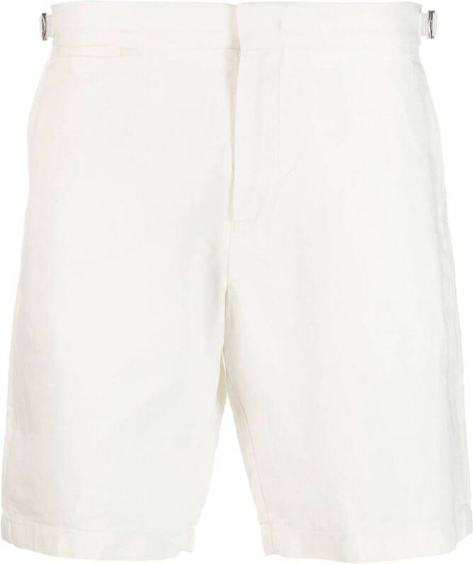Orlebar Brown Shorts van linnenmix Wit