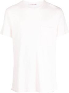 Orlebar Brown T-shirt met borstzak Roze