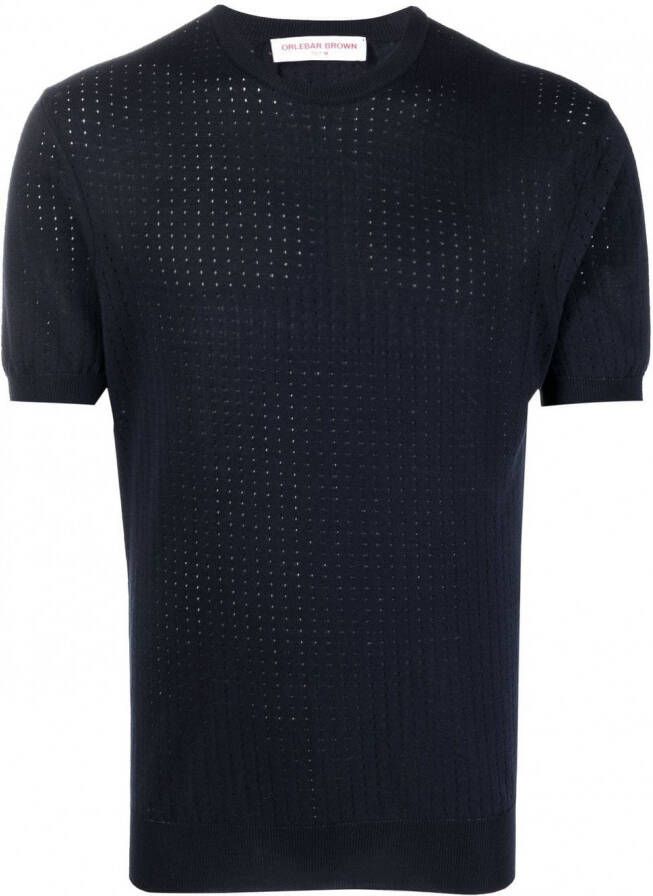 Orlebar Brown T-shirt met korte mouwen Blauw