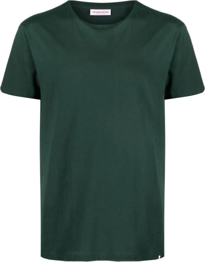 Orlebar Brown T-shirt met logopatch Groen