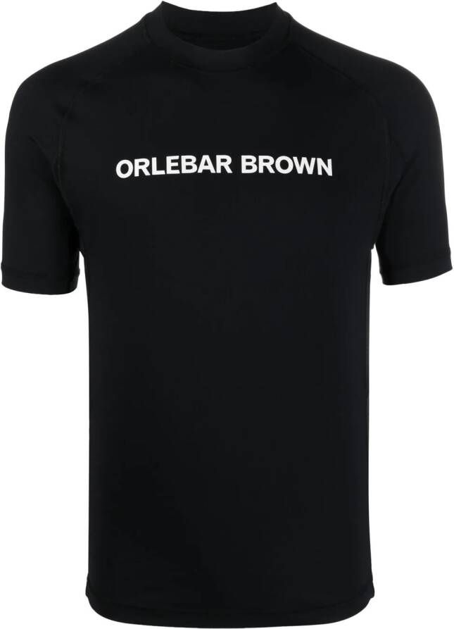 Orlebar Brown T-shirt met logoprint Zwart