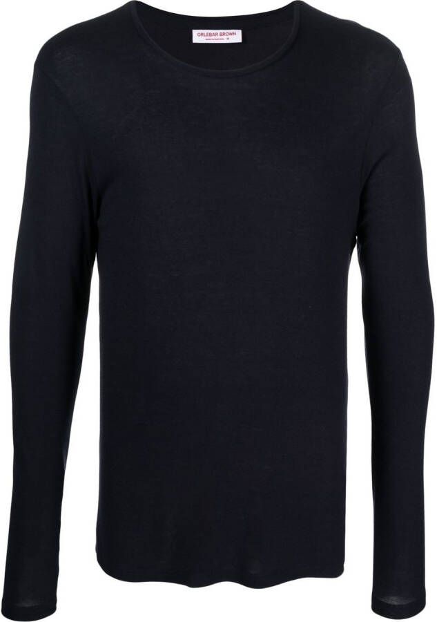 Orlebar Brown T-shirt met ronde hals Blauw