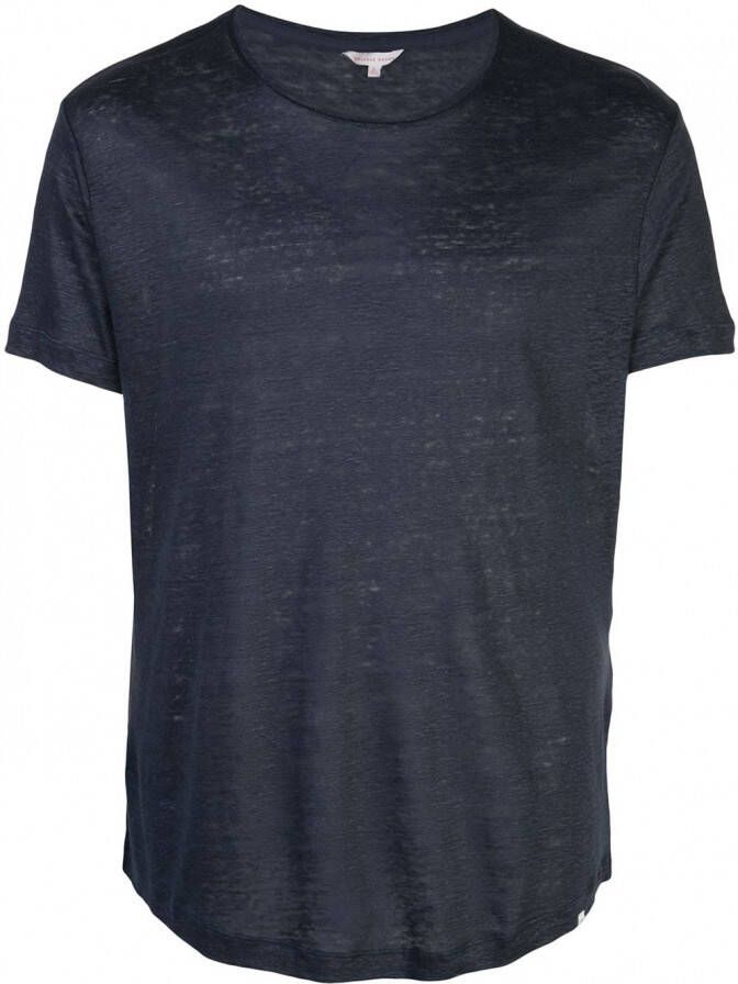 Orlebar Brown T-shirt met ronde hals Blauw
