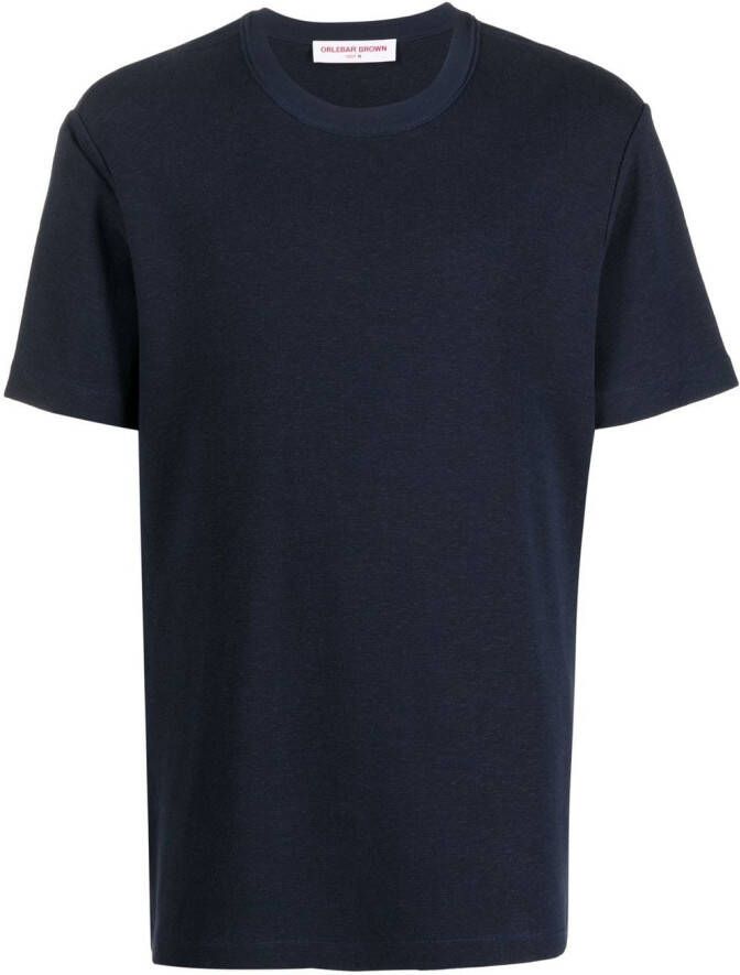 Orlebar Brown T-shirt met tonaal-ketting Blauw