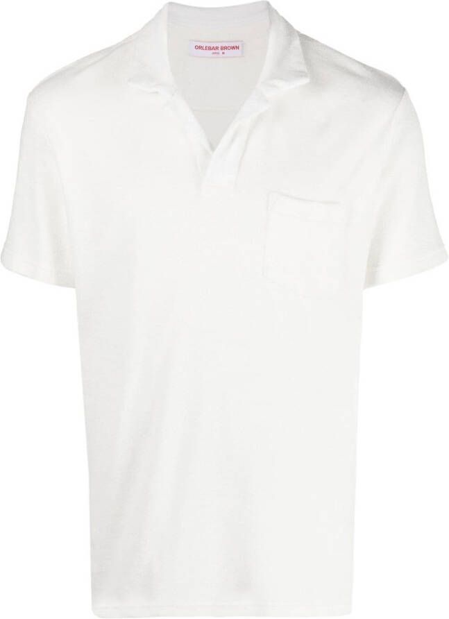 Orlebar Brown Poloshirt van badstof Wit