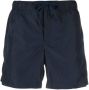 Orlebar Brown Zwembroek met logopatch Blauw - Thumbnail 1