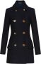 Oscar de la Renta Blazerjurk met knoopdetail Blauw - Thumbnail 1
