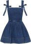 Oscar de la Renta Denim mini-jurk Blauw - Thumbnail 1