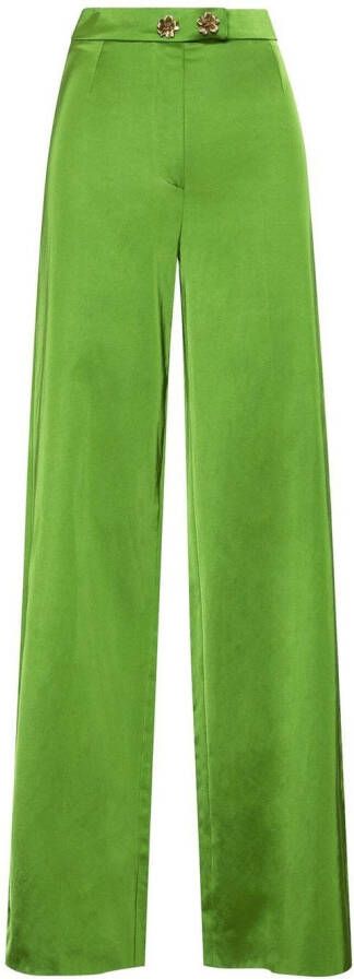 Oscar de la Renta High waist pantalon Groen