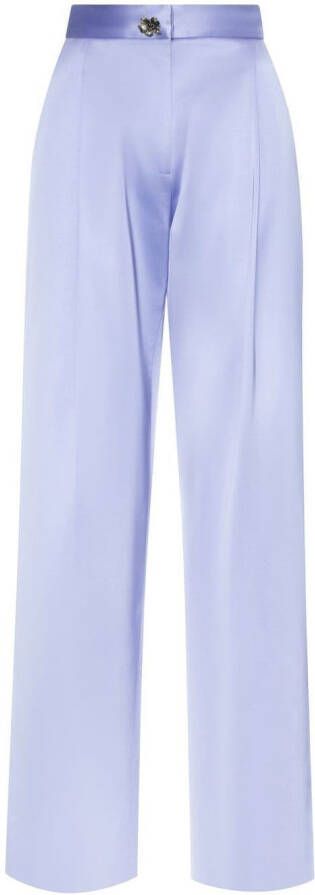 Oscar de la Renta Straight pantalon Blauw