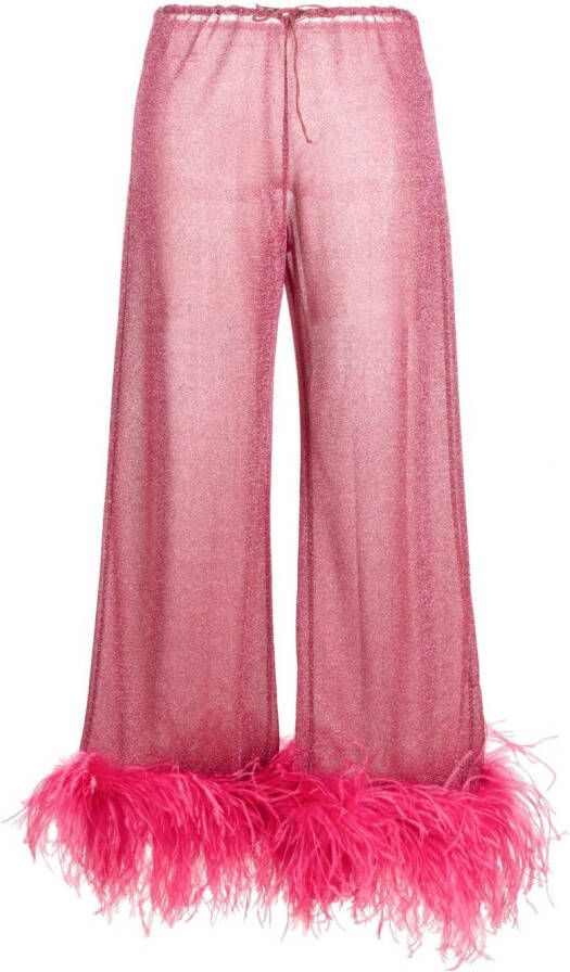 Oséree Doorzichtige broek Roze