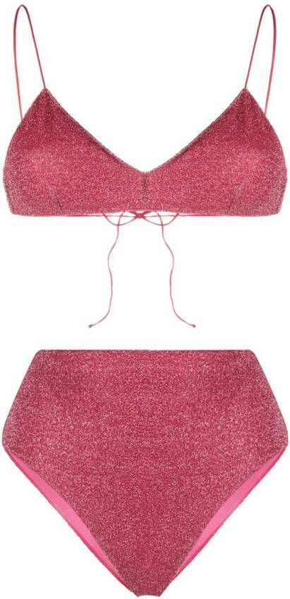 Oséree Bikini met glitter Roze