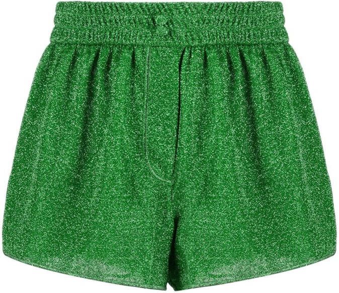 Oséree Metallic shorts Groen