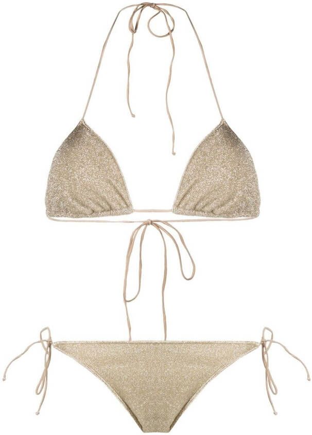 Oséree Metallic bikini Goud