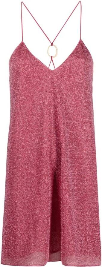 Oséree Mini-jurk van lurex Roze