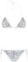 Oséree sequin-embellished triangle bikini set Zilver - Thumbnail 1