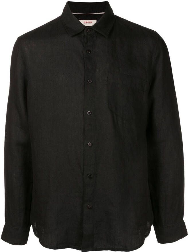 Osklen Button-up overhemd Zwart