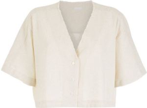 Osklen Cropped blouse Beige