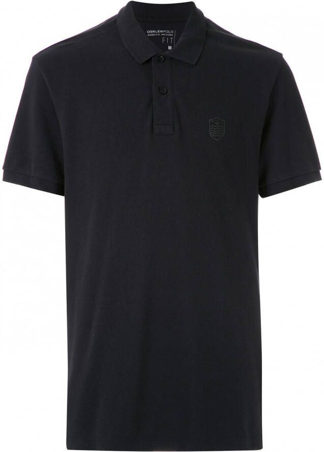 Osklen Effen poloshirt Zwart
