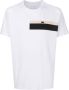 Osklen Gestreept T-shirt Wit - Thumbnail 1