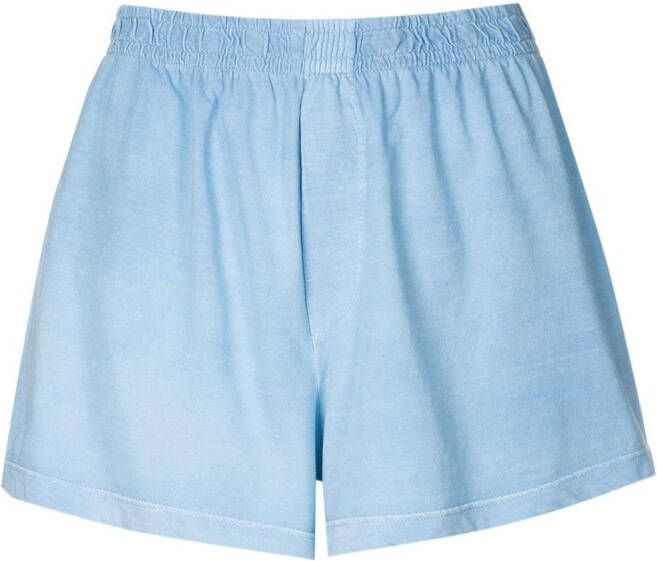 Osklen High waist shorts Blauw
