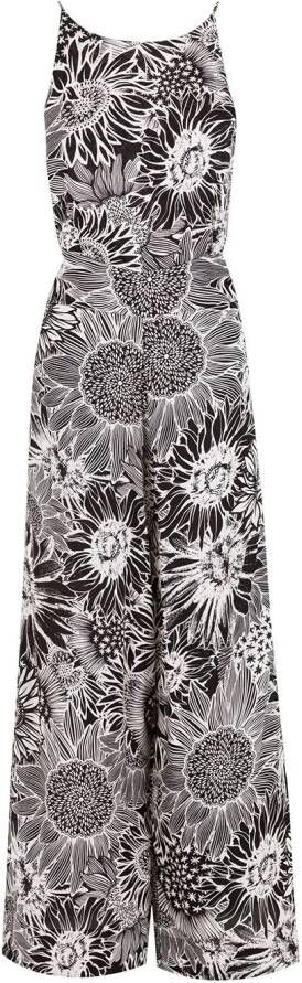Osklen Jumpsuit met bloemenprint Zwart