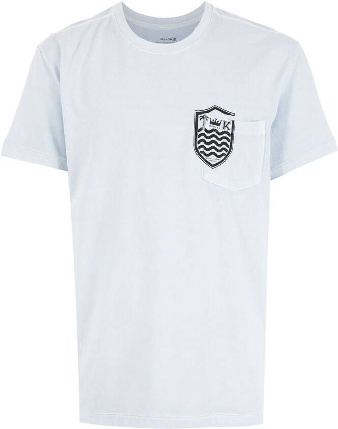 Osklen Katoenen T-shirt Blauw