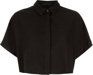 Osklen Linnen blouse Zwart