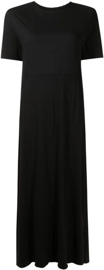 Osklen Maxi-jurk met ronde hals Zwart