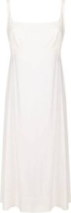 Osklen Midi-jurk met vierkante hals Wit