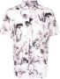 Osklen Overhemd met bloemenprint Zwart - Thumbnail 1