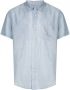 Osklen Overhemd met korte mouwen Blauw - Thumbnail 1