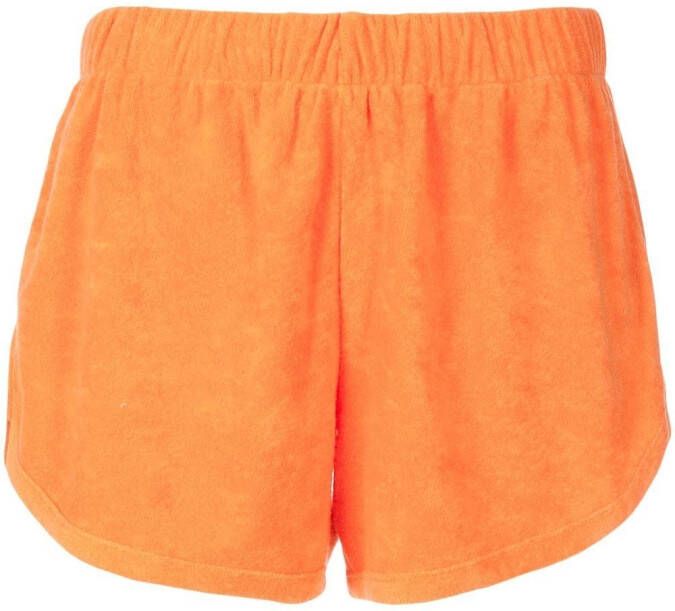 Osklen Shorts met elastische taille Oranje