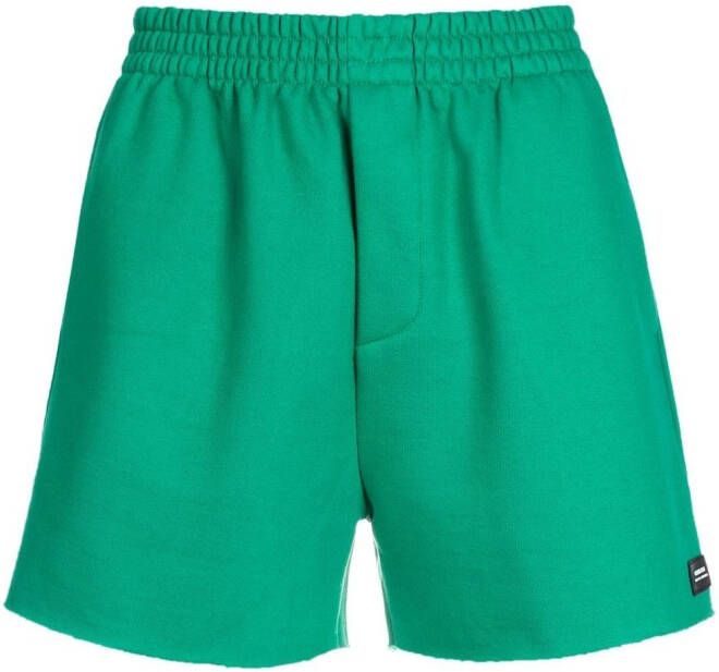 Osklen Shorts met logopatch Groen