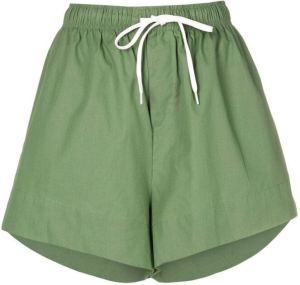 Osklen Shorts met trekkoord Groen